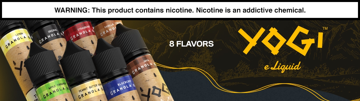 yogi farms vape juice Yogi Farms E-Liquid Banner – KMG Imports main image 1