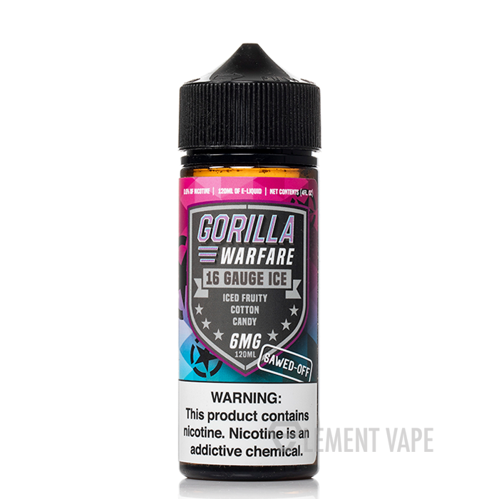 16 Gauge Ice - Gorilla Warfare - 120mL $14.99