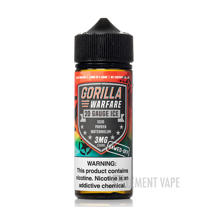 elfbar nachfüll pod läuft aus Gorilla Warfare E-liquid 120mL | Smoke Smart main image 0