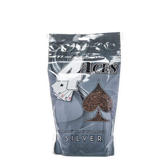 4 aces tobacco 6oz 4 Aces Silver Pipe Tobacco