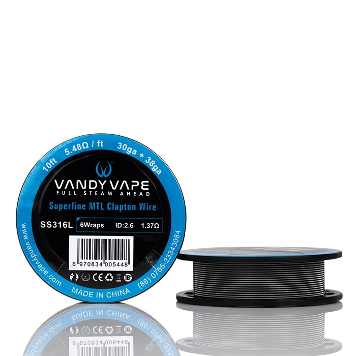 Vandy Vape Superfine MTL Wire Series Spools | 10 Feet MTL Coil Wire $9.99 Vandy Vape Superfine MTL Wire Series Spools | 10 Feet MTL Coil Wire $9.99
