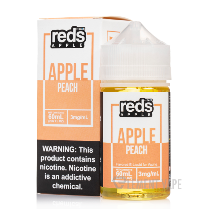 PEACH - Red's Apple E-Juice - 7 Daze - 100mL $13.99