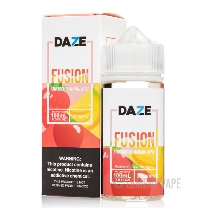 strawberry banana raz vape Apple - 7 Daze Fusion - 100mL Select Flavor ::Cherry Ice Raz Mango Loco Flavor: 6000 Puffs