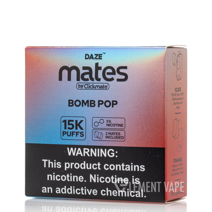 Clickmate Vape Pods Nearby 7 Daze Clickmate 15k Refill Mates Pods   eJuiceDirect 7 Daze Clickmate Mates 15K