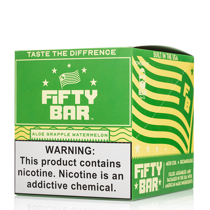 10-Pack] Fifty Bar 6500 Disposable