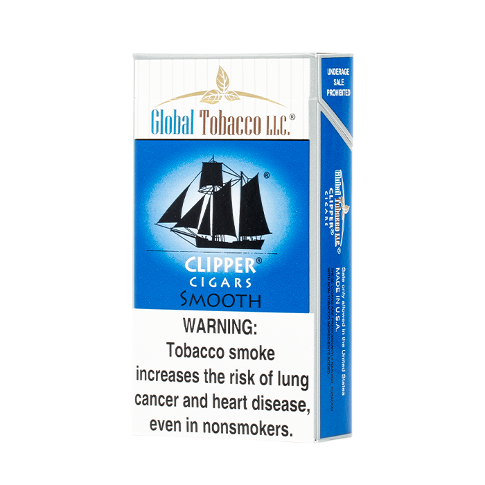 global tobacco llc clipper cigars 20pk-10ct Clipper Filtered Cigars Menthol Bundle