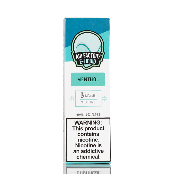 Menthol - Air Factory E-Liquid - 60mL - $11.99 Menthol - Air Factory E-Liquid - 60mL - $11.99