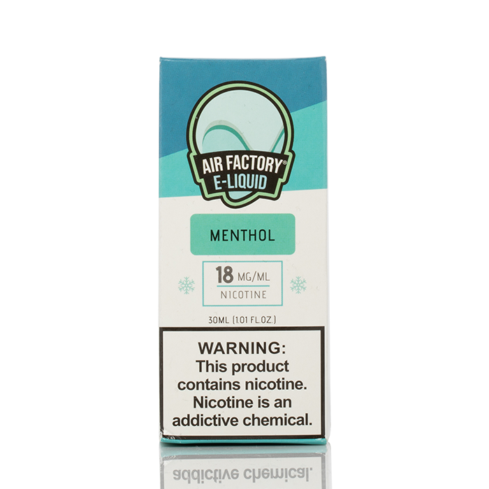 18mg menthol vape juice Menthol - Air Factory SALTS - 30mL