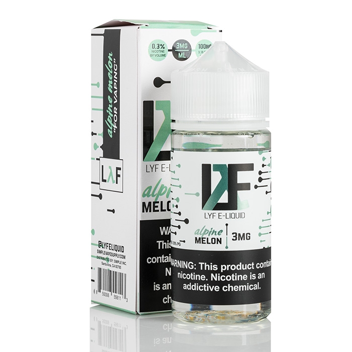 vape n juice alpine Melon - LYF E-Liquid | 100mL Choose Flavor:Strawberry Banana Fryd - Cream Cookie Bulk Buy