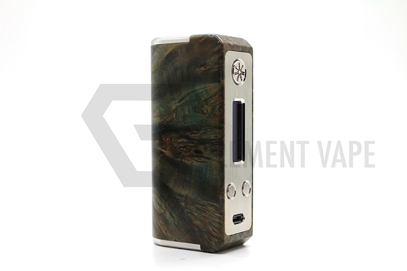geekvape aegis solo 3 istruzioni Ganties 50w 18650 Stab wood Box Blue by CreavapBoxmodkings.co.uk the home  of authentic and stylish box mods main image 0