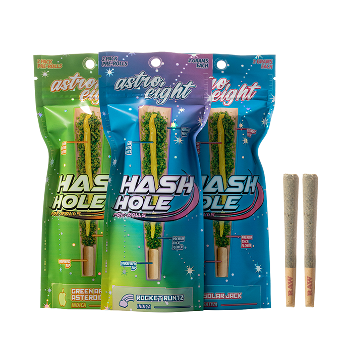 Astro Eight THCA Hash Hole Pre Rolls 4G - $9.99
