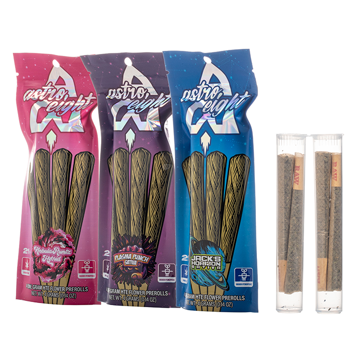 Astro Eight HTE Flower Pre Rolls 4G $9.99