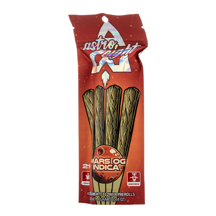Astro Eight HTE Flower Pre Rolls 4G - $8.99