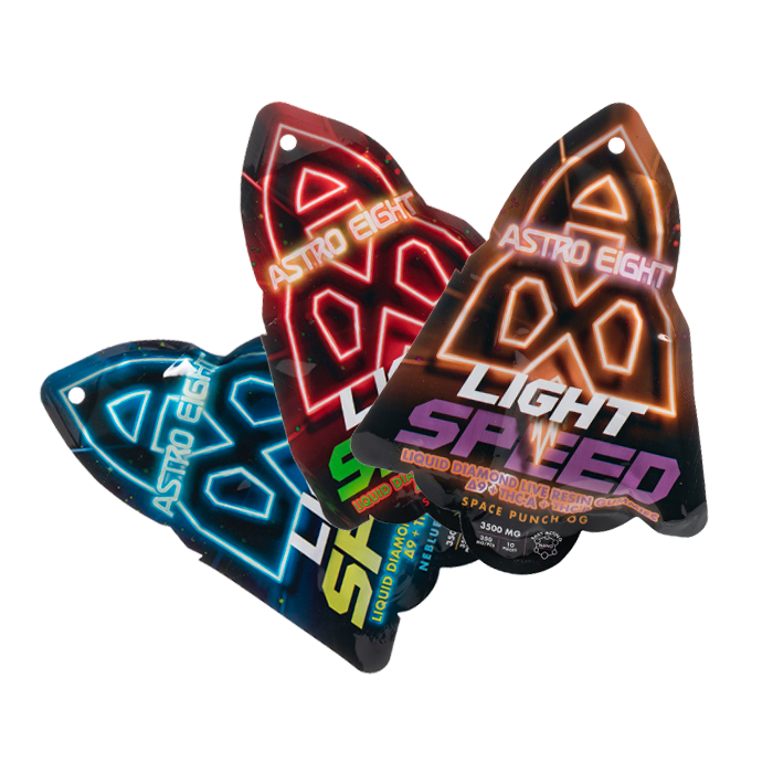 ASTRO ムンビン 8枚セット Astro Eight Lightspeed Nano Gummies 3500mg - $9.99