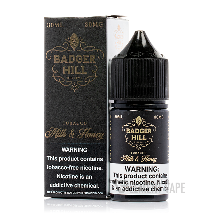 Milk and Honey - Badger Hill Salts - 30mL - $9.99