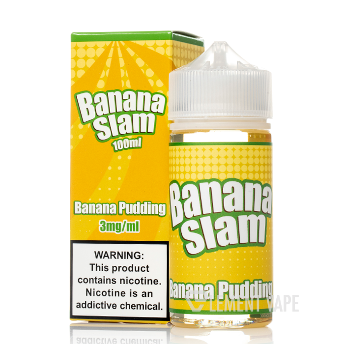 slammin vape juice Banana Slam - Slam - 100mL Cheap Marz Bar Flavour Vape Shop Near Me Aurora cold milk. Flavours:Energy DABWOODS - Disposable -