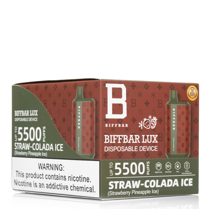 Biff BAR LUX 5500 Disposable (10-Pack) - $49.90 Biff BAR LUX 5500 Disposable (10-Pack) - $49.90