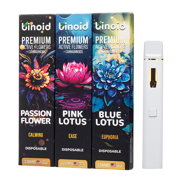 Binoid Active Flowers Disposable 3G $16.99