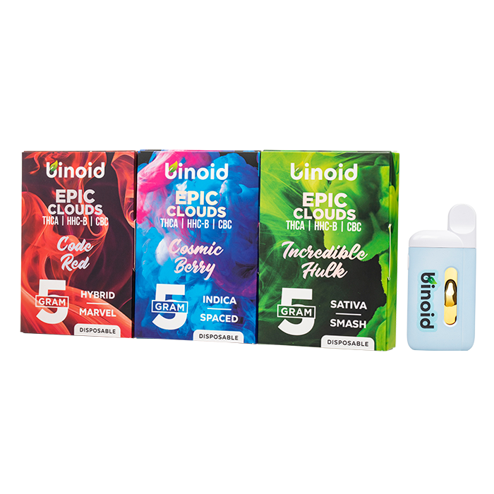 Binoid Epic Clouds Disposable 5G $22.99