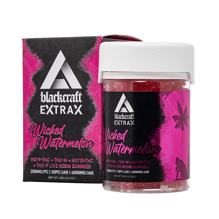 Delta Extrax Blackcraft Gummies 4000mg