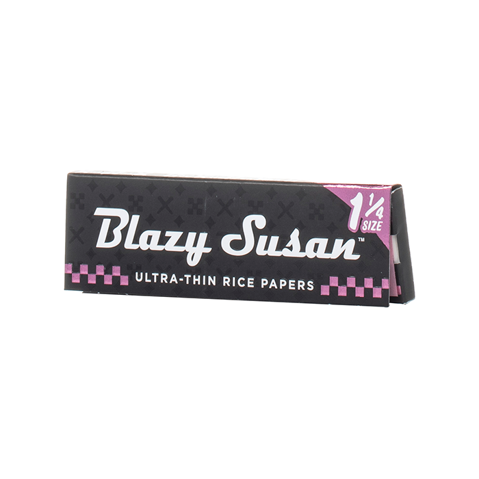 ELEMENTS 1 1/4 Ultra Thin Rice Rolling Papers – Full Box (25 Booklets) - Slow Burn, Vegan