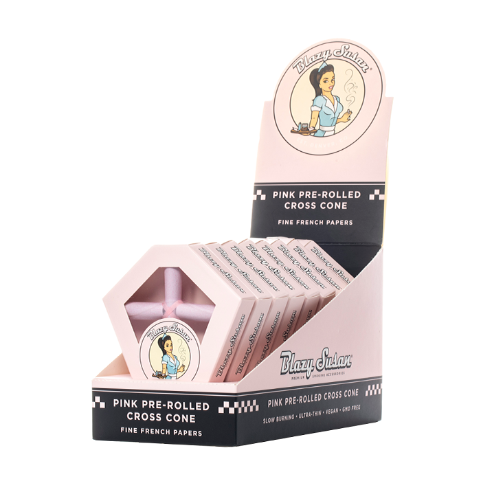 Blazy Susan Cross Pre Rolled Cones - 8ct Box - $35.99