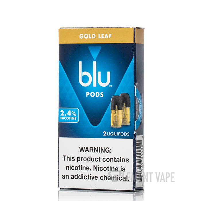Blu Gold Leaf Disposable Pods