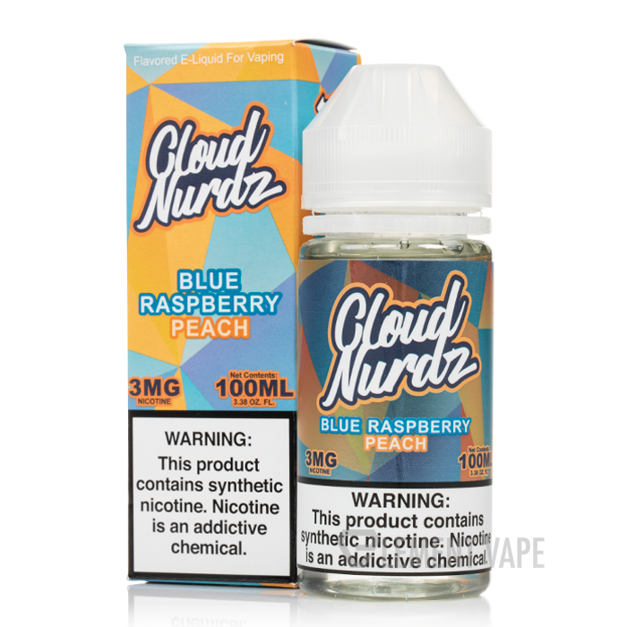 Blue Raspberry Peach - Cloud Nurdz - 100mL $10.99 Blue Raspberry Peach - Cloud Nurdz - 100mL $10.99