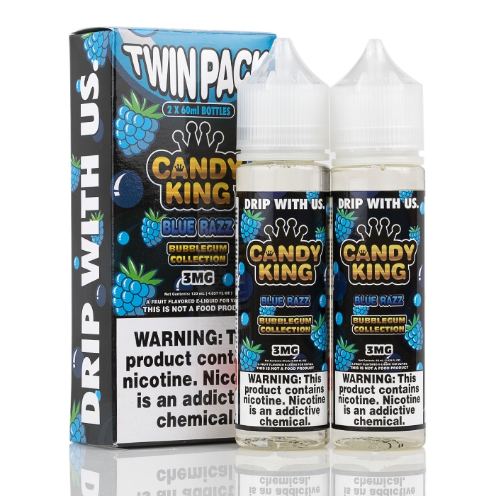 Blue Razz Bubblegum Collection - Candy King - 100mL $13.99