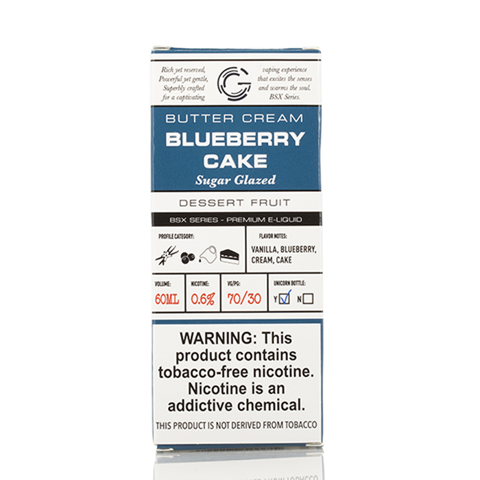 Blueberry Cake - BSX Series - 60mL $10.99