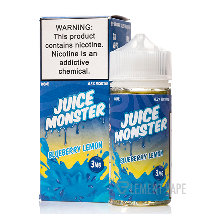 Blueberry Raspberry Lemon | Fruit By Jam Monster Shortfill 100ml - Pure