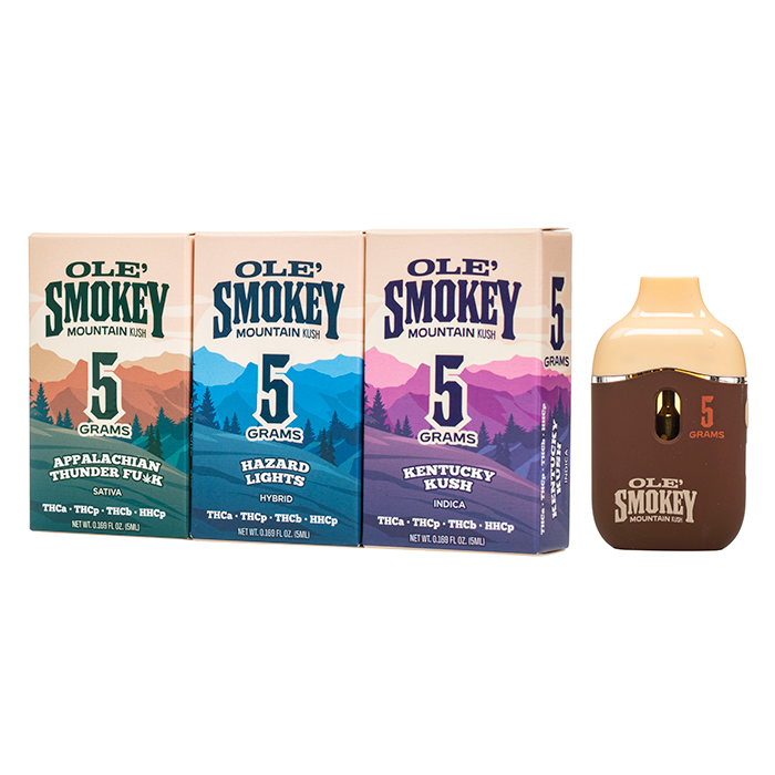 Ole' Smokey Mountain Kush THC-A + THC-P Disposable 5G