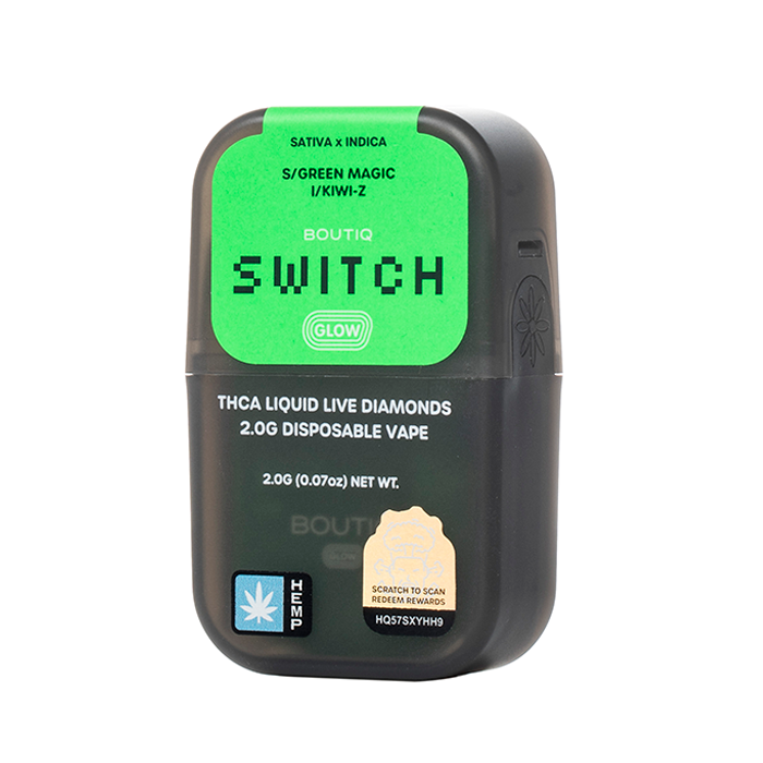 switch vape price Boutiq Switch V4 THCA Disposable 2G - GLOW Edition