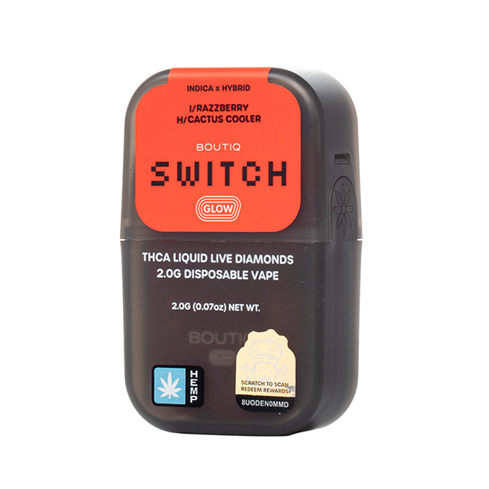 Boutiq Switch V4 THCA Disposable 2G - GLOW Edition