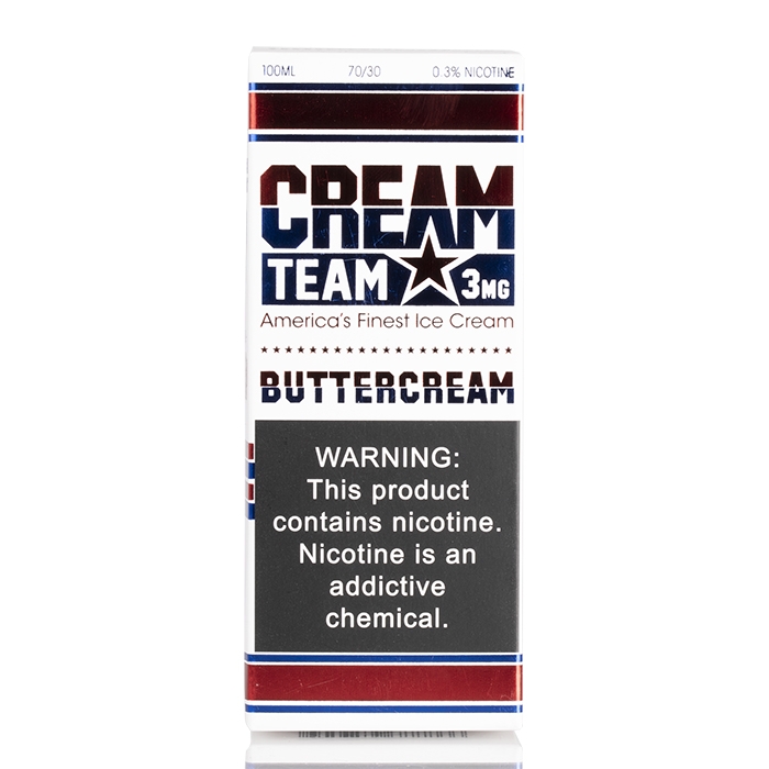 elfbar nachfüll pod läuft aus BUTTERCREAM BY CREAM TEAM E-LIQUID 100ML main image 1