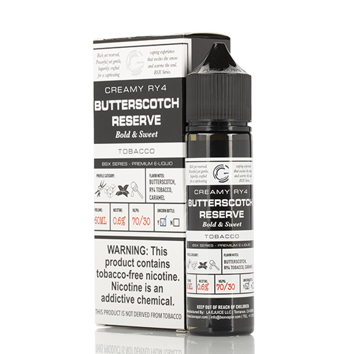 Butterscotch Reserve - BSX Series - 60mL - $10.99 Butterscotch Reserve - BSX Series - 60mL - $10.99