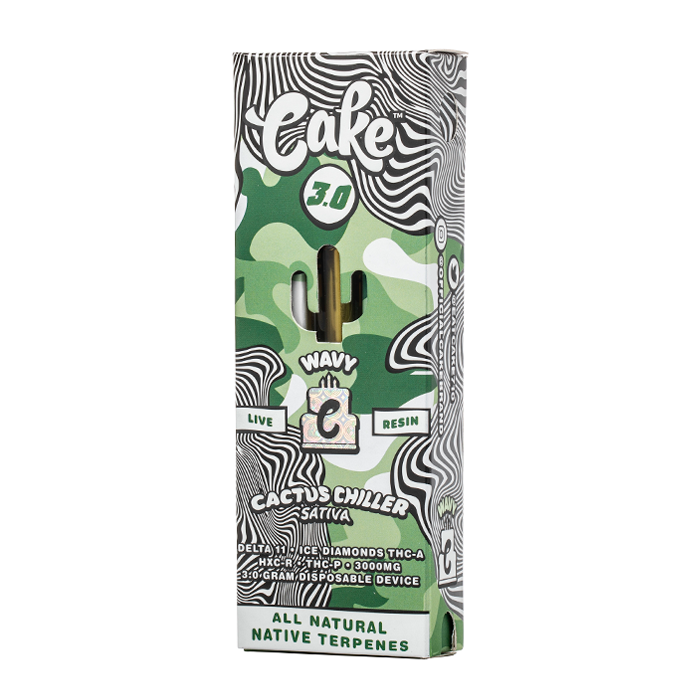 Cake Wavy Live Resin Disposable 3G