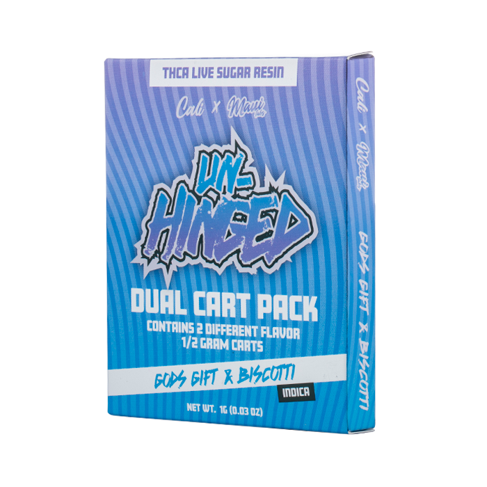 Cali Extrax x Maui Labs UNHINGED Dual Cart Pack 1G $12.99