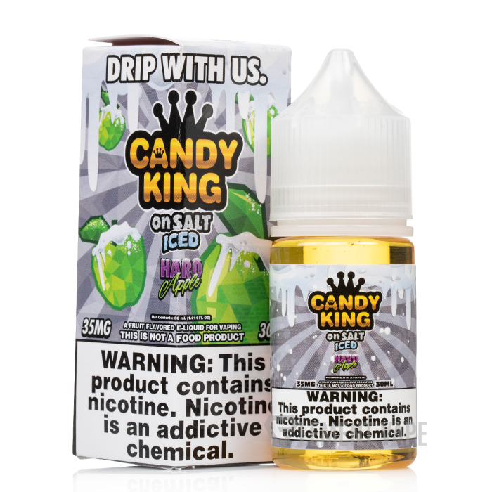 ICED Hard Apple - Candy King On Salt - 30mL - $9.99 ICED Hard Apple - Candy King On Salt - 30mL - $9.99