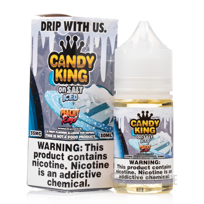 ICED Peachy Rings - Candy King On Salt - 30mL