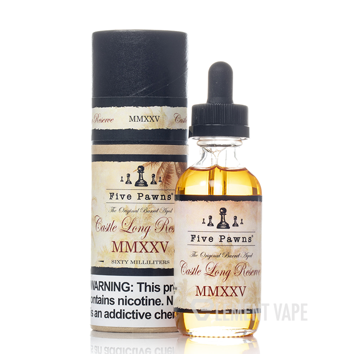 castle long vape juice RESERVE - Holiday Edition - Five Pawns - 60mL Posh Max (5200 Puffs) Red Bull Flavor:OMG B-Burst