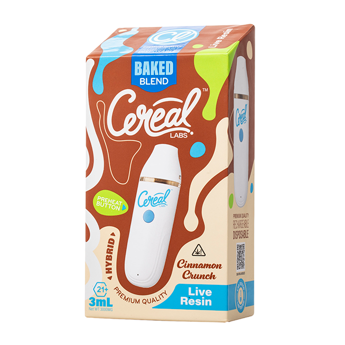 Cereal Labs Baked Blend Live Resin Disposable 3G