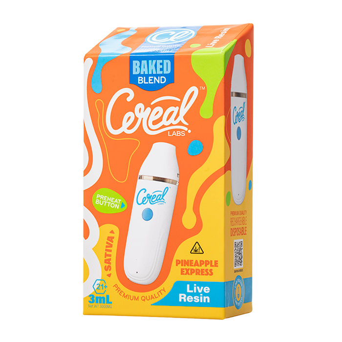Cereal Labs Baked Blend Live Resin Disposable 3G