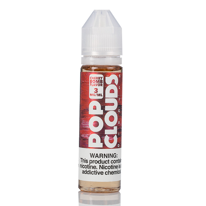 nova pod vape Cherry Bomb - Pop Clouds E-Liquid - 120mL