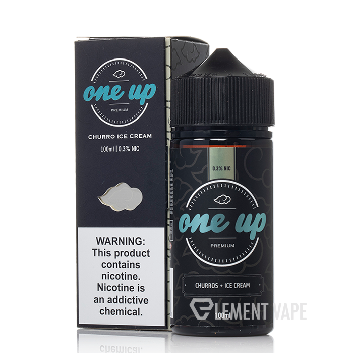 how much is vape juice going up Churros and Ice Cream - One Up Vapor - 100mL