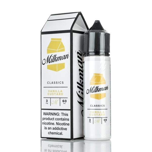 milkman vape juice Classics - Vanilla Custard - The Milkman E-Liquid | 60mL Vape Juice