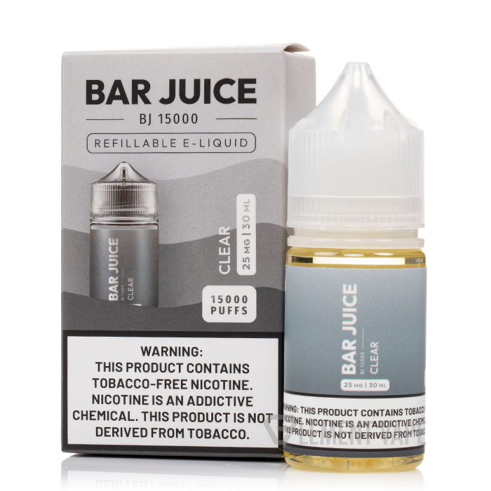 Clear - Bar Juice - 30mL $10.99