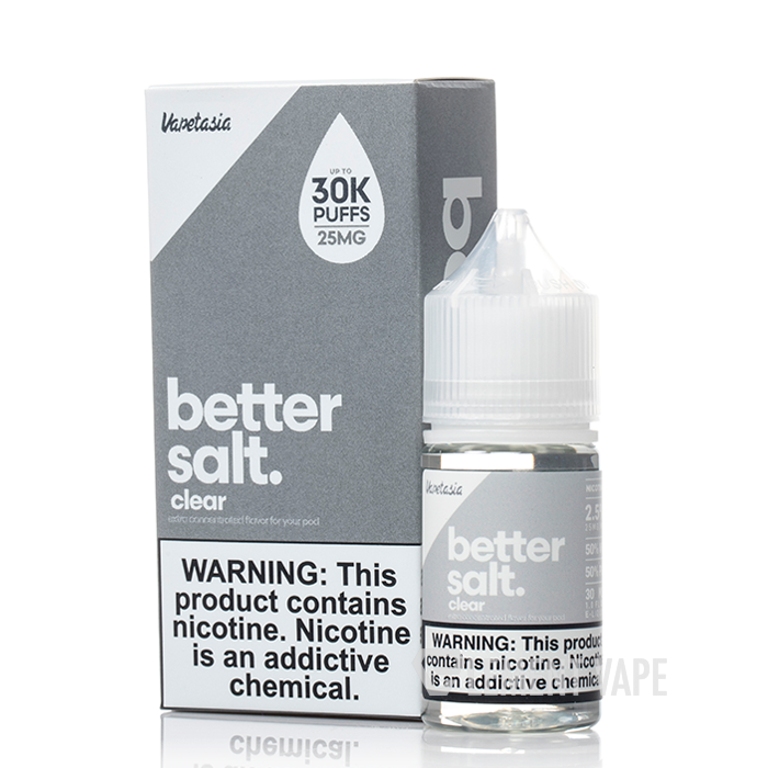 Clear - Better Salt by Vapetasia - 30mL