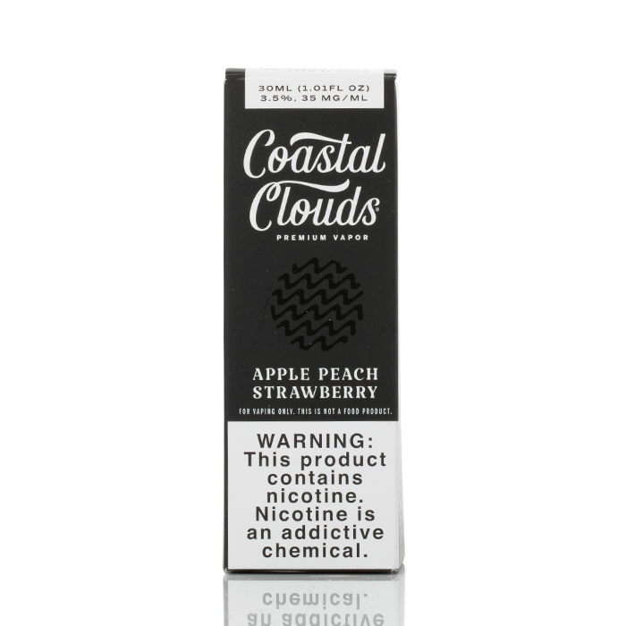 Nicotine Salts Apple Peach Strawberry SALT - Coastal Clouds - 30mL  Australia Vape Juice Amazon