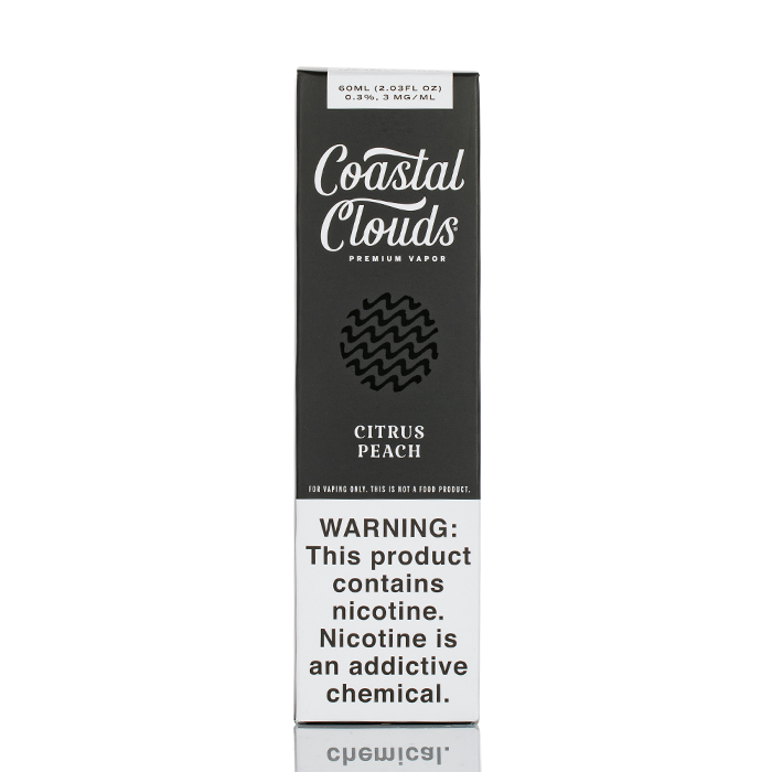 citrus vape juice Peach - Coastal Clouds - 60mL RELX-Single Flavour:Packin Peach Berry Liquorice Vape Juice |